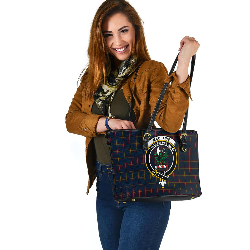 maclaine-of-lochbuie-hunting-tartan-leather-tote-bag-with-family-crest