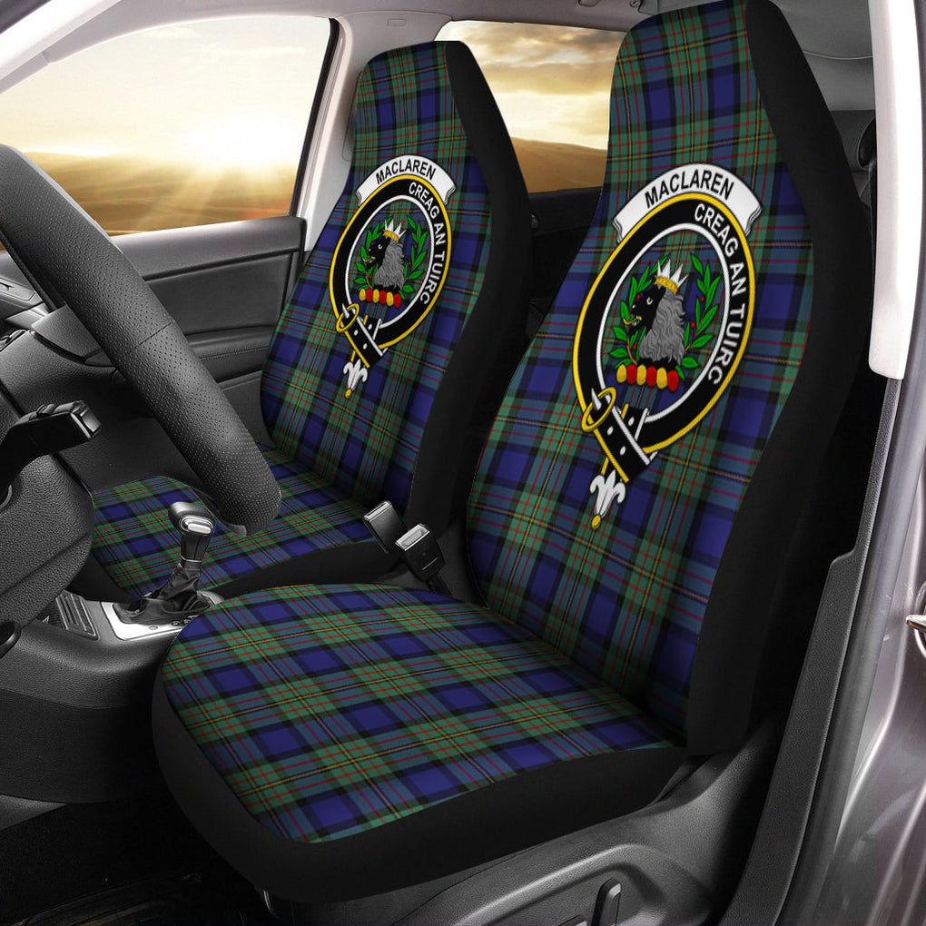 MacLaren Tartan Car Seat Cover with Family Crest One Size - Tartanvibesclothing