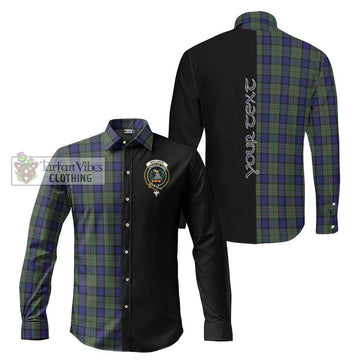 MacLaren (McLaren) Tartan Long Sleeve Button Shirt with Family Crest and Half Of Me Style