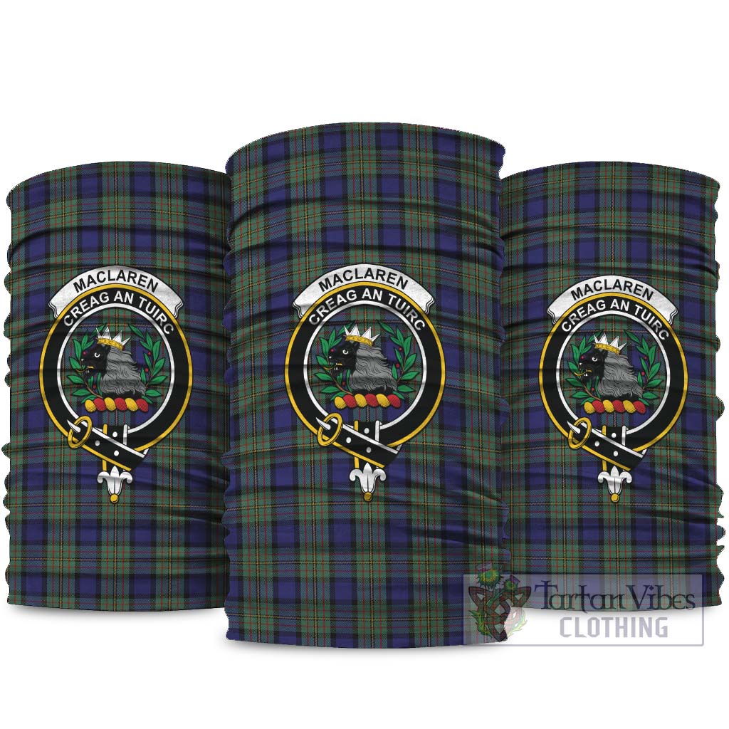 MacLaren Tartan Neck Gaiters, Tartan Bandanas, Tartan Head Band with Family Crest