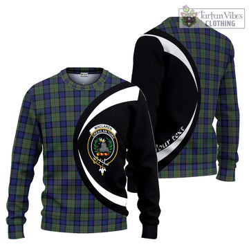 MacLaren (McLaren) Tartan Ugly Sweater with Family Crest Circle Style