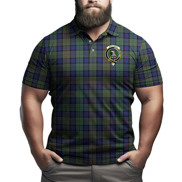 MacLaren (McLaren) Tartan Men's Polo Shirt with Family Crest