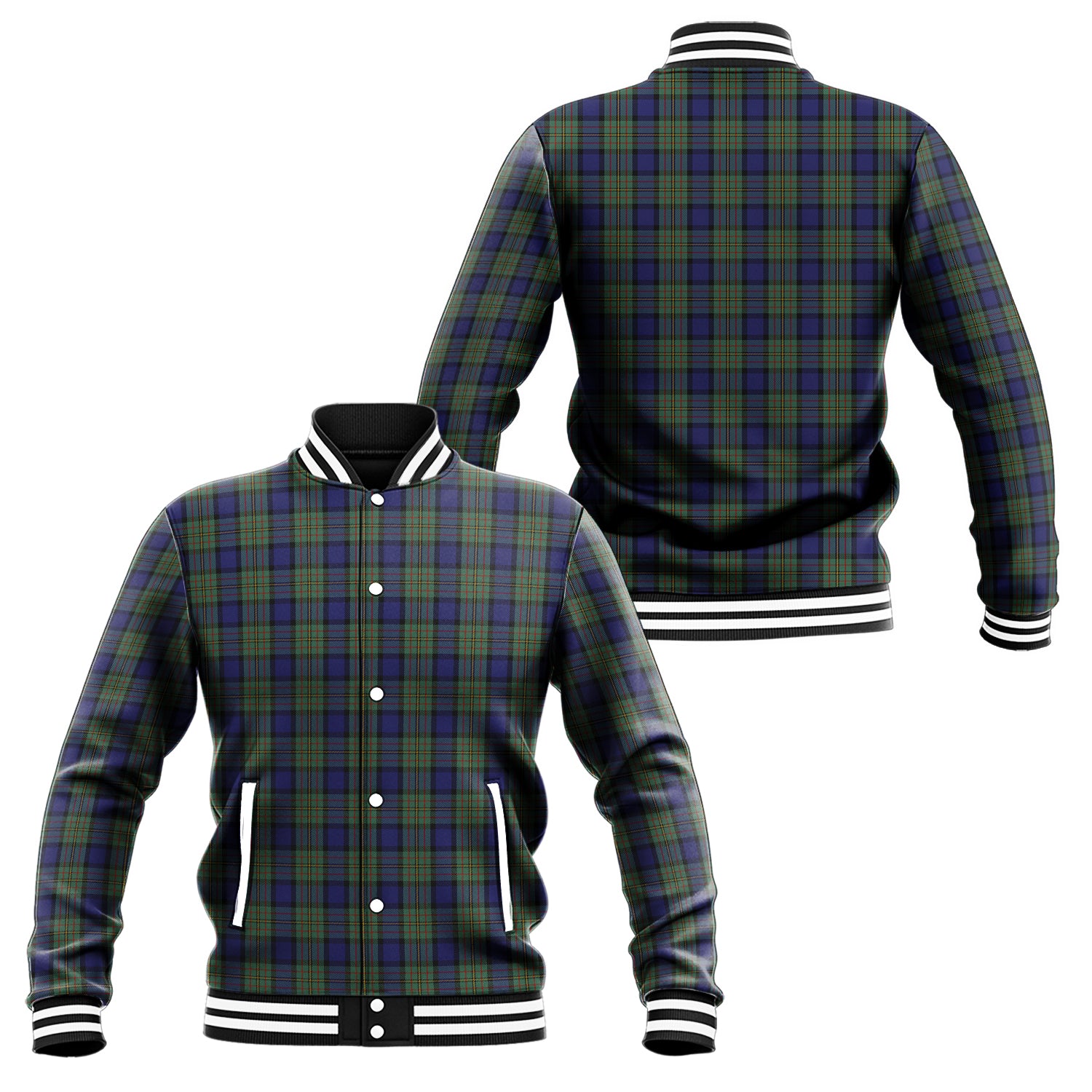 MacLaren (McLaren) Tartan Baseball Jacket Unisex - Tartan Vibes Clothing