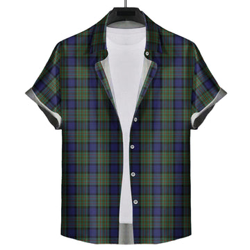 MacLaren (McLaren) Tartan Short Sleeve Button Down Shirt