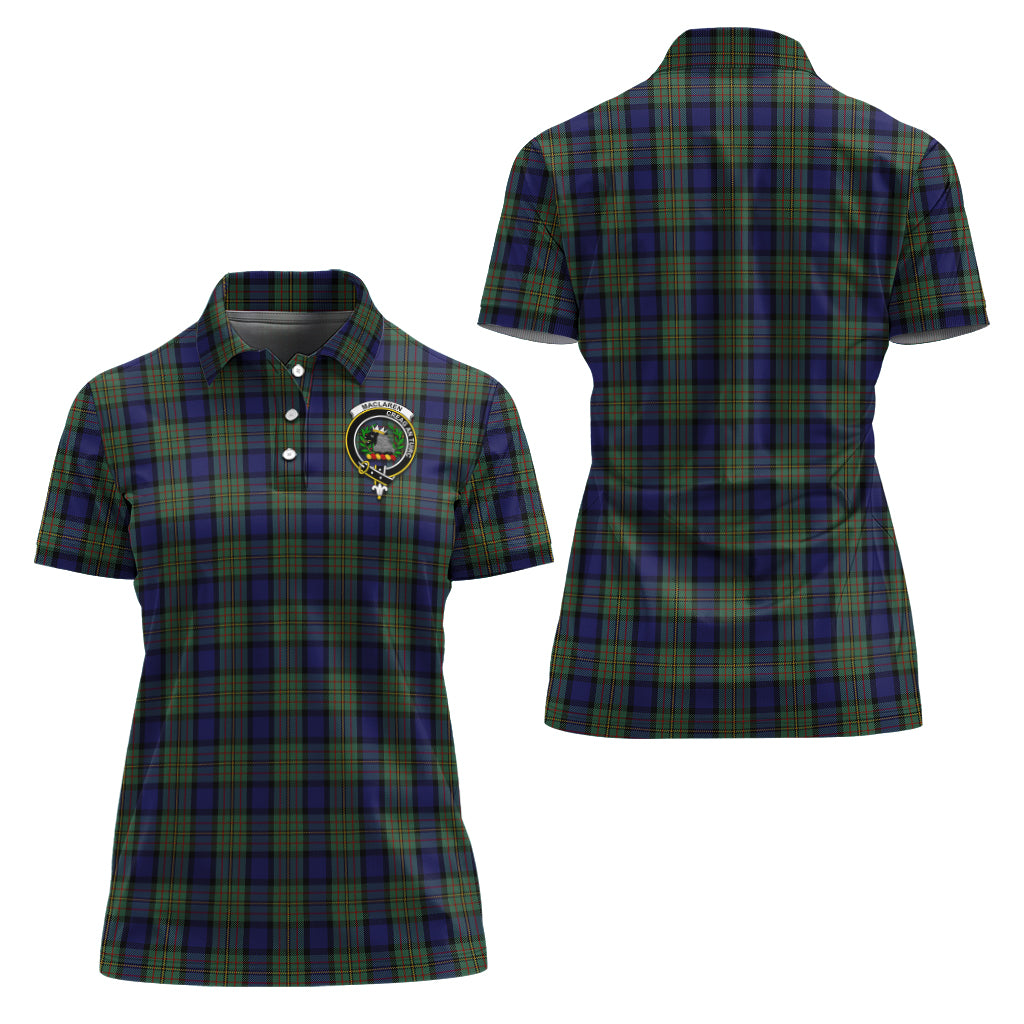 maclaren-tartan-polo-shirt-with-family-crest-for-women