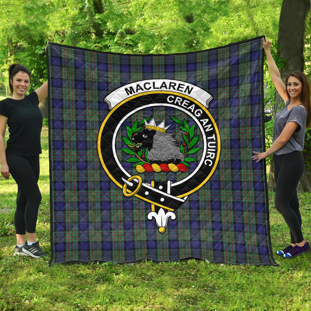 maclaren-tartan-quilt-with-family-crest