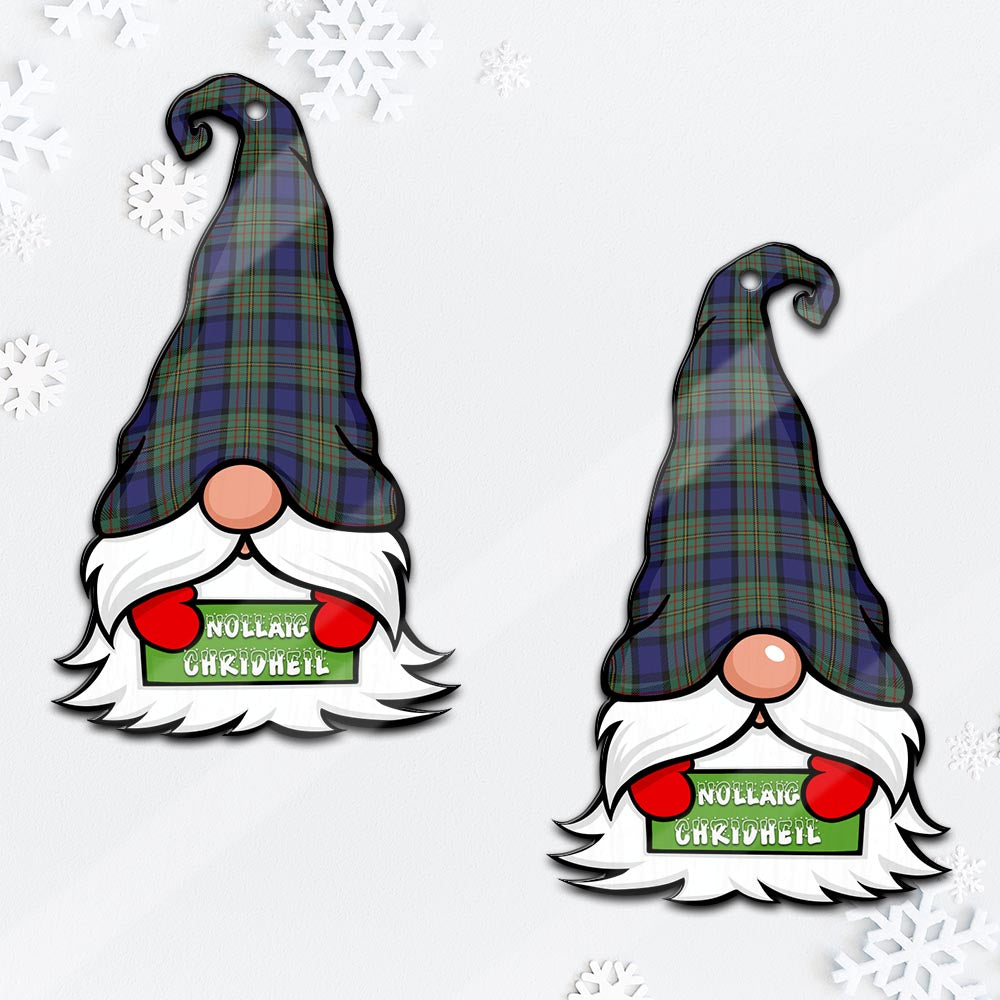 MacLaren (McLaren) Gnome Christmas Ornament with His Tartan Christmas Hat - Tartan Vibes Clothing