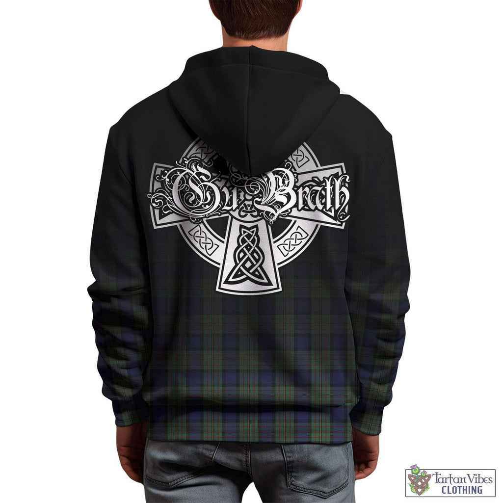 Tartan Vibes Clothing MacLaren Tartan Hoodie Featuring Alba Gu Brath Family Crest Celtic Inspired