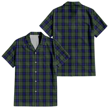 MacLaren (McLaren) Tartan Short Sleeve Button Down Shirt