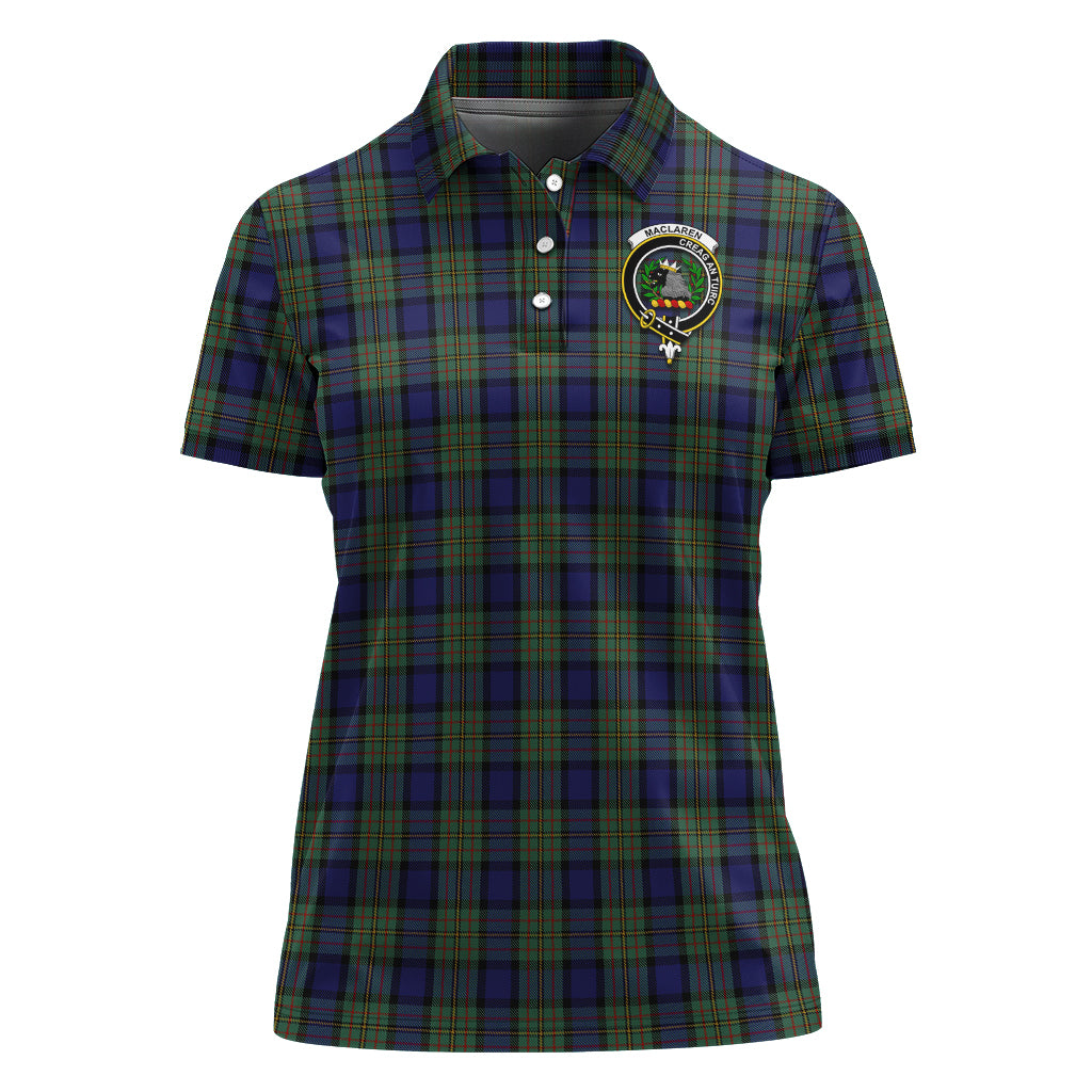 maclaren-tartan-polo-shirt-with-family-crest-for-women