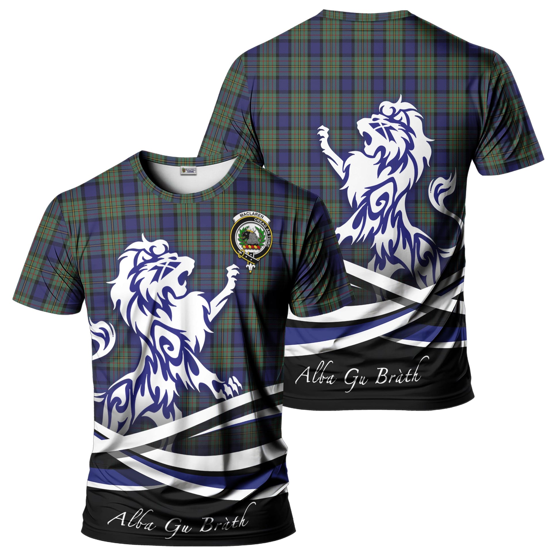 maclaren-tartan-t-shirt-with-alba-gu-brath-regal-lion-emblem