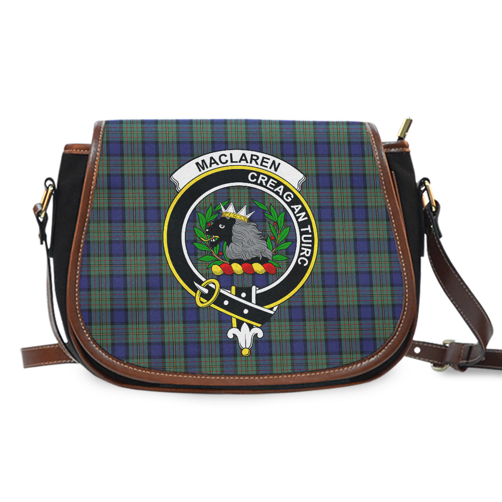 MacLaren (McLaren) Tartan Saddle Bag with Family Crest - Tartan Vibes Clothing