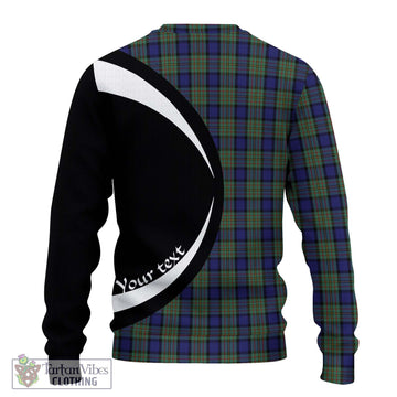 MacLaren (McLaren) Tartan Ugly Sweater with Family Crest Circle Style