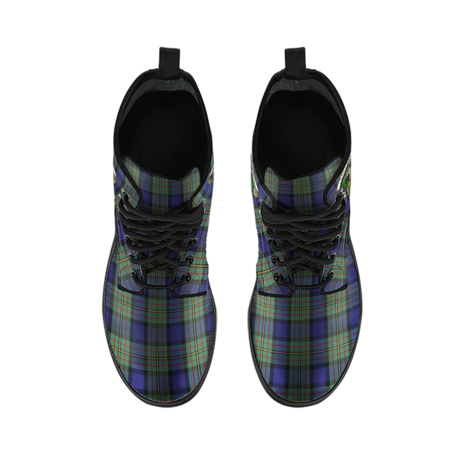 maclaren-tartan-leather-boots-with-family-crest