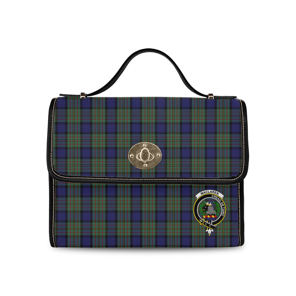 maclaren-tartan-leather-strap-waterproof-canvas-bag-with-family-crest