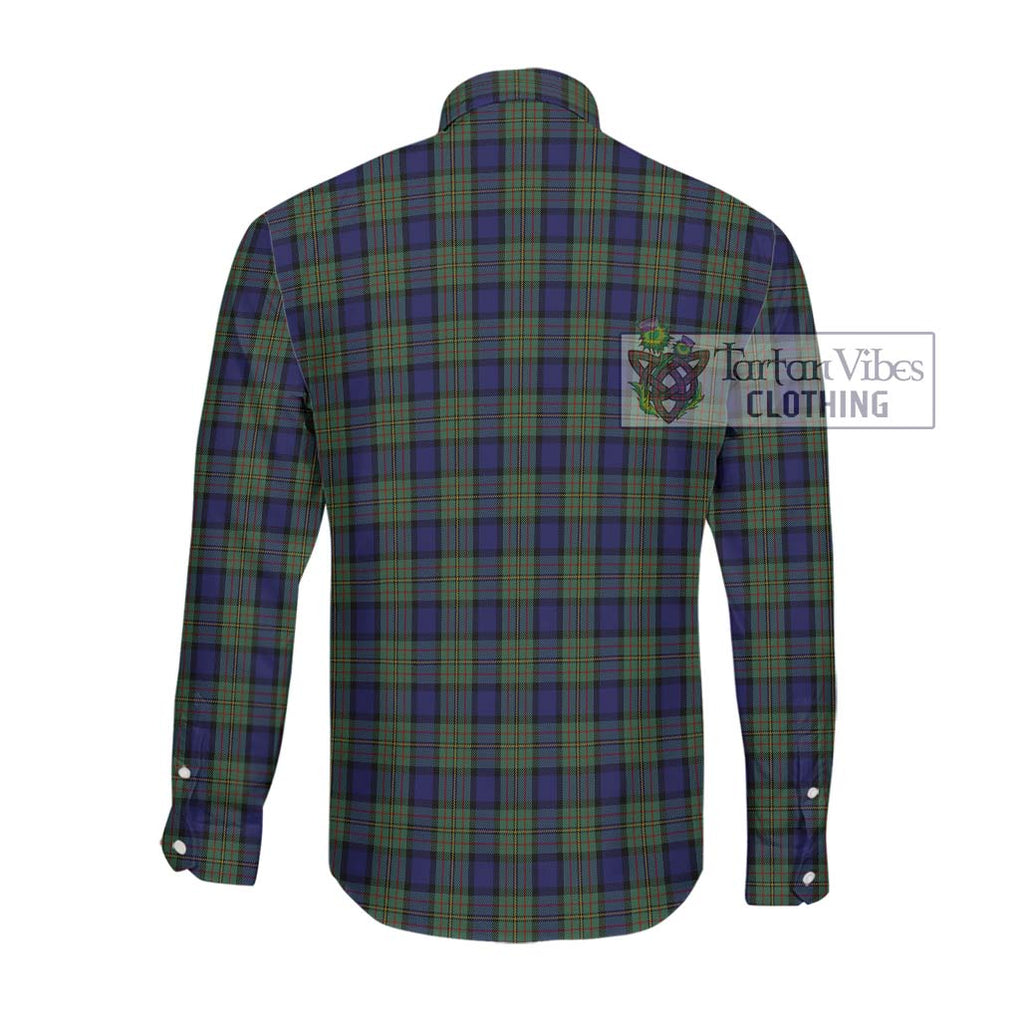 MacLaren (McLaren) Tartan Long Sleeve Button Shirt with Family Crest DNA In Me Style - Tartanvibesclothing Shop