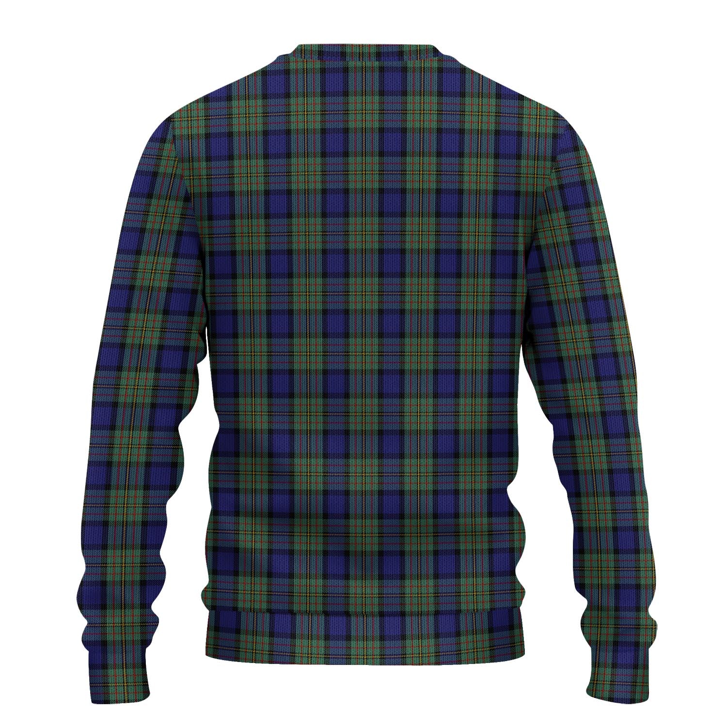 MacLaren Tartan Knitted Sweater with Family Crest - Tartanvibesclothing