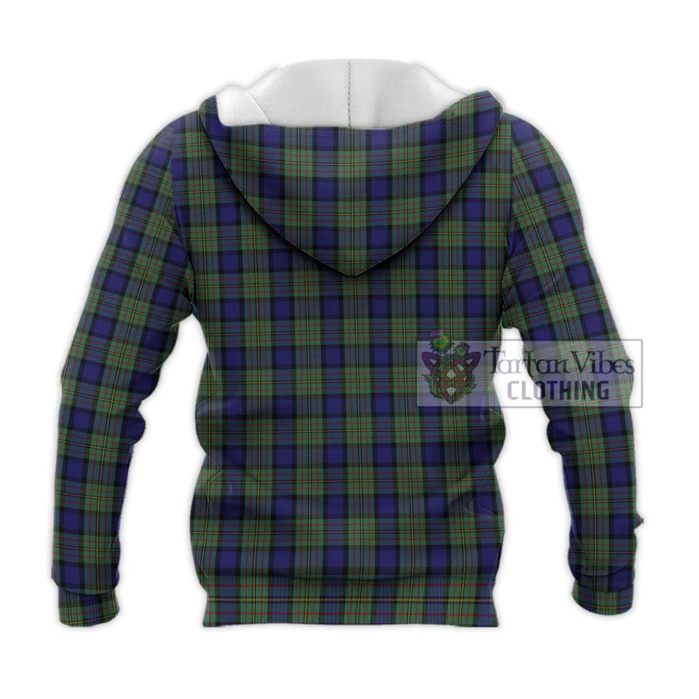 MacLaren (McLaren) Tartan Knitted Hoodie with Family Crest DNA In Me Style - Tartanvibesclothing Shop