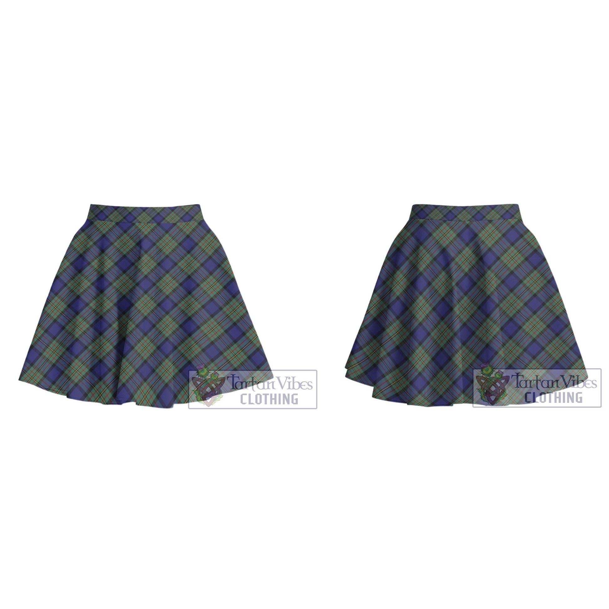 Tartan Vibes Clothing MacLaren Tartan Women's Plated Mini Skirt