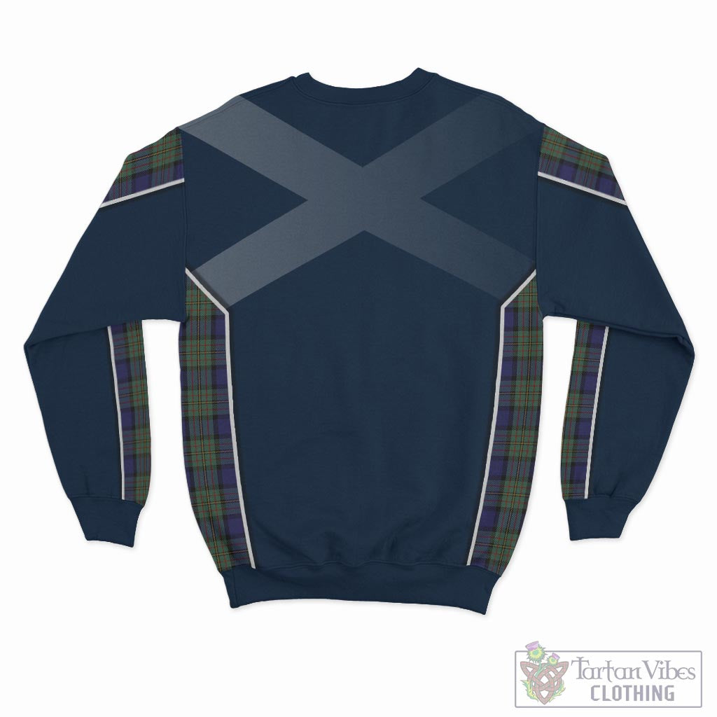 Tartan Vibes Clothing MacLaren Tartan Sweater with Family Crest and Lion Rampant Vibes Sport Style