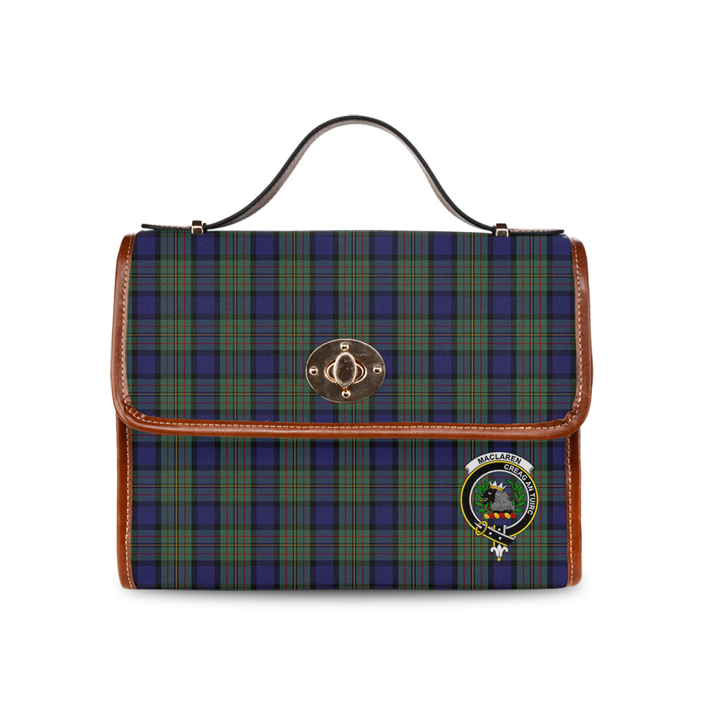 maclaren-tartan-leather-strap-waterproof-canvas-bag-with-family-crest