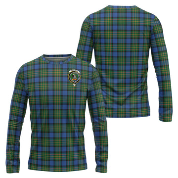 MacLaren Ancient Tartan Long Sleeve T-Shirt with Family Crest