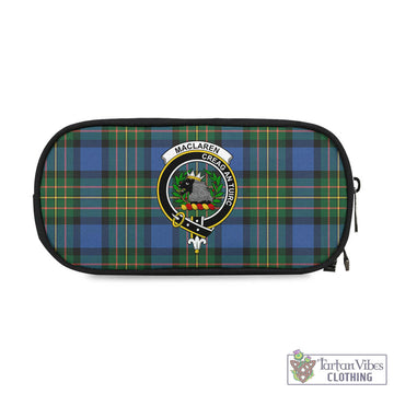 MacLaren Ancient Tartan Pen and Pencil Case with Family Crest