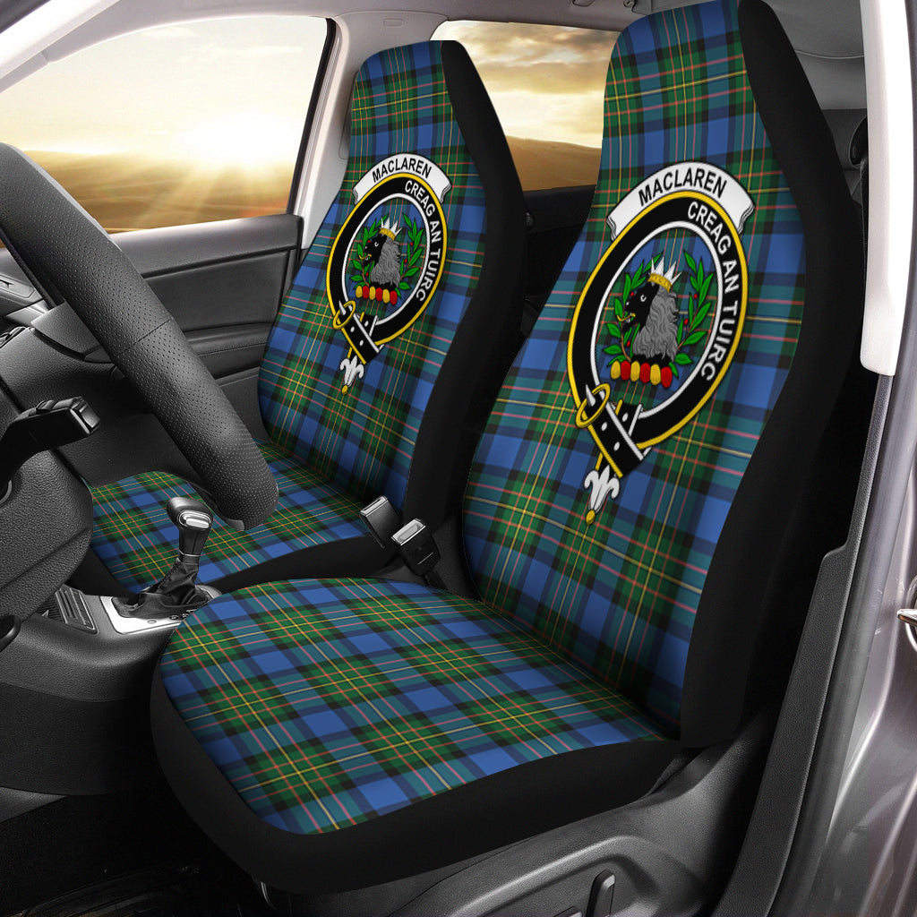 MacLaren Ancient Tartan Car Seat Cover with Family Crest One Size - Tartanvibesclothing