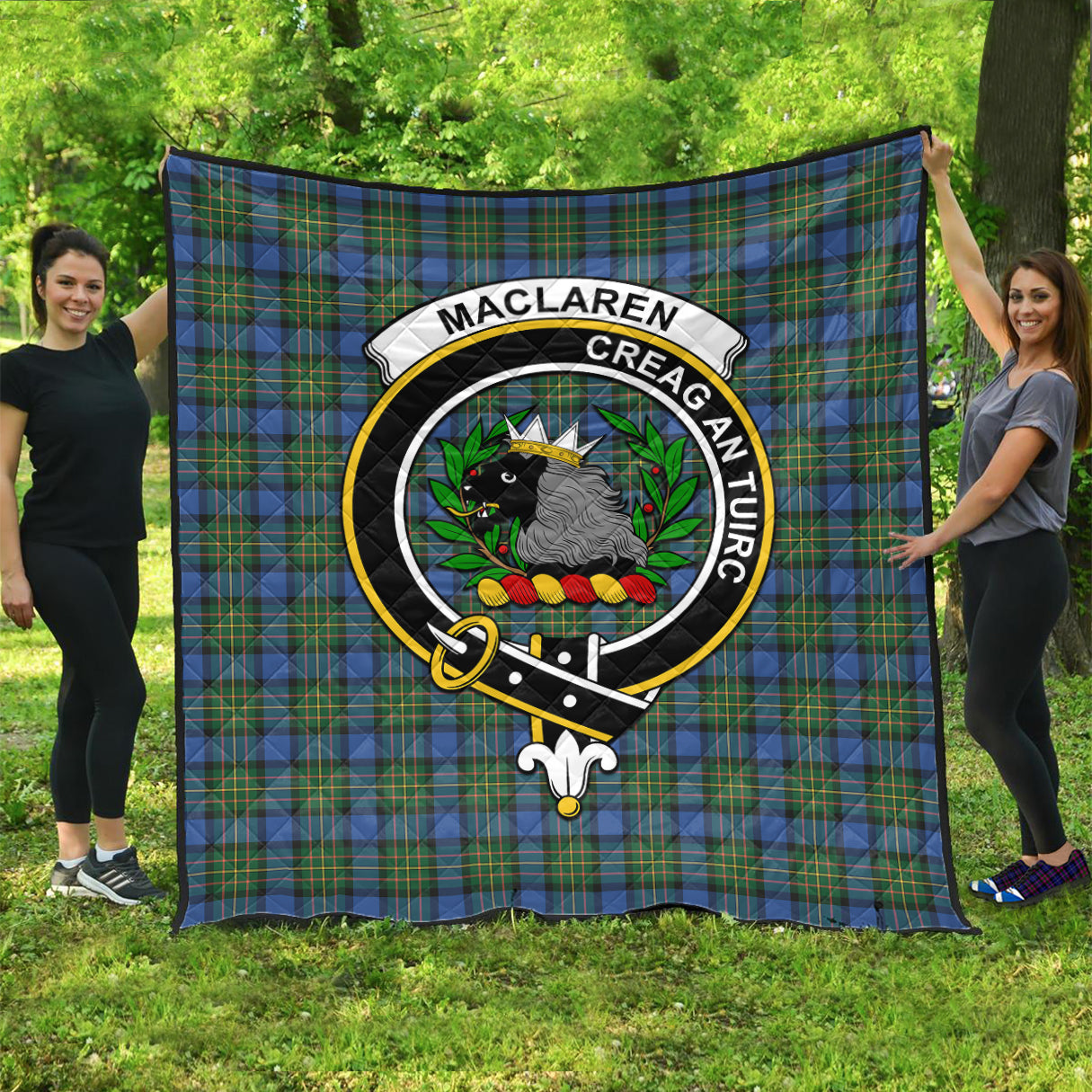 maclaren-ancient-tartan-quilt-with-family-crest