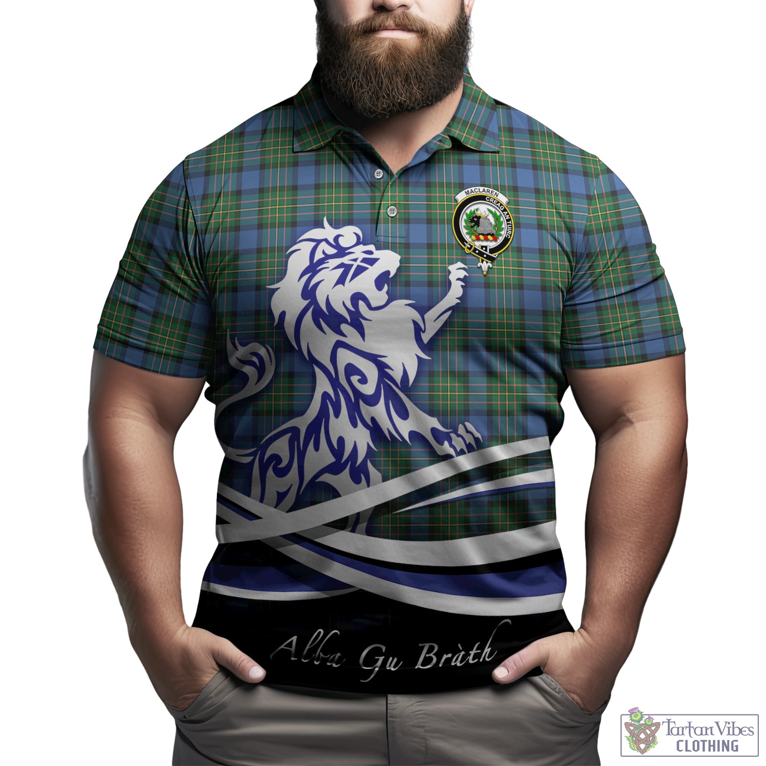 maclaren-ancient-tartan-polo-shirt-with-alba-gu-brath-regal-lion-emblem