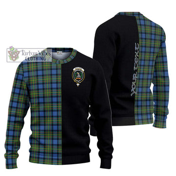 MacLaren Ancient Tartan Ugly Sweater with Family Crest and Half Of Me Style