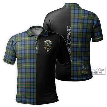 MacLaren Ancient Tartan Polo Shirt with Family Crest and Half Of Me Style