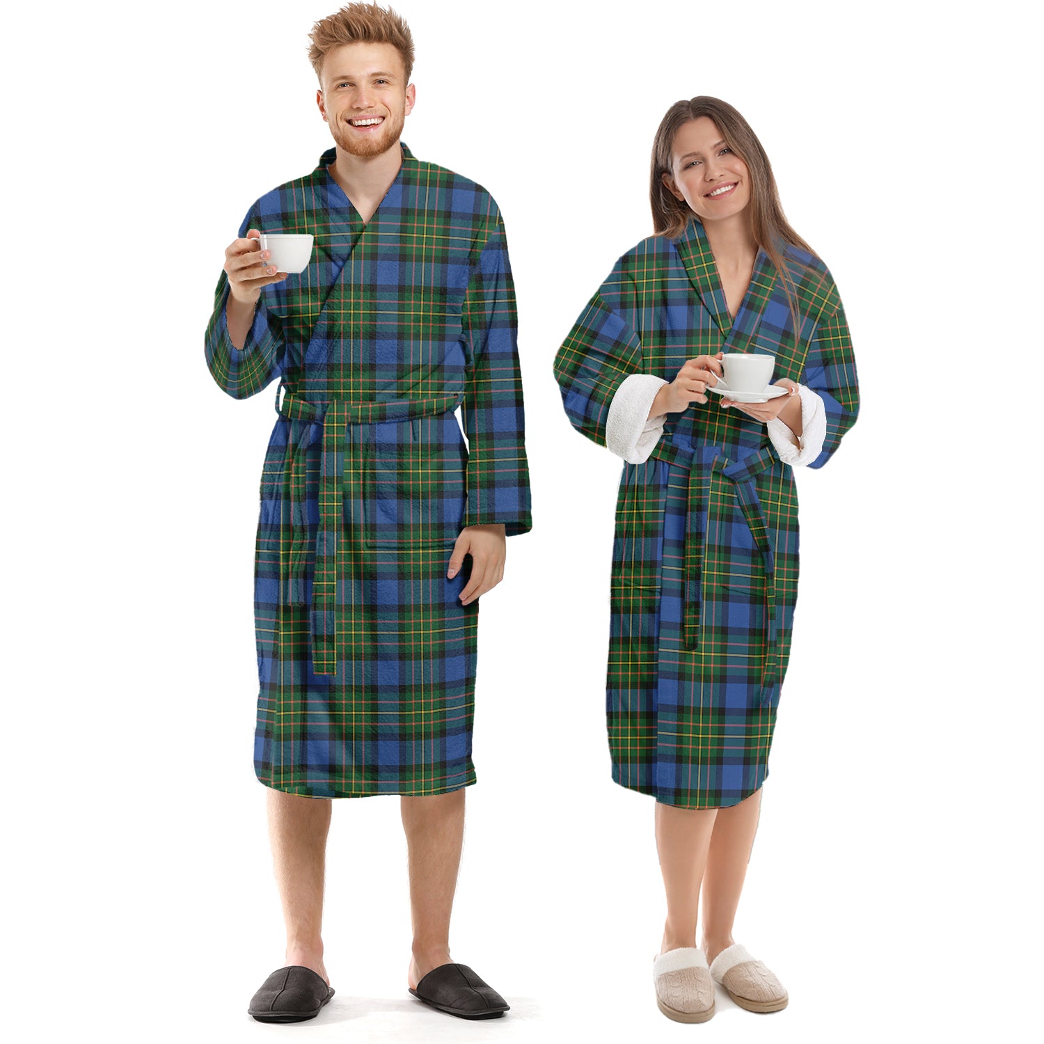 MacLaren Ancient Tartan Bathrobe Unisex S - Tartan Vibes Clothing