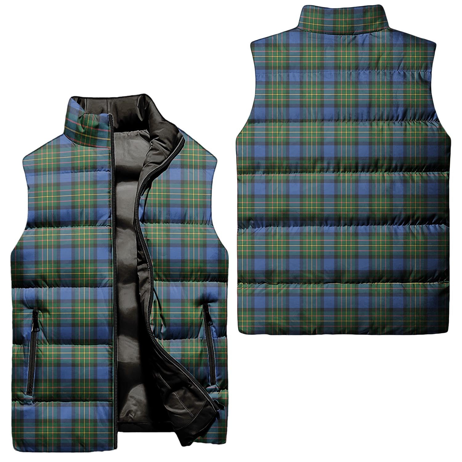 MacLaren Ancient Tartan Sleeveless Puffer Jacket Unisex - Tartanvibesclothing