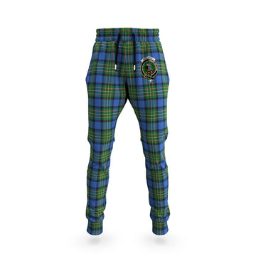 MacLaren Ancient Tartan Joggers Pants with Family Crest