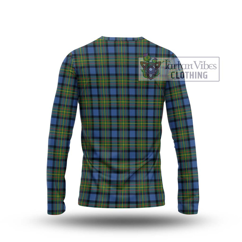 MacLaren Ancient Tartan Long Sleeve T-Shirt with Family Crest DNA In Me Style - Tartanvibesclothing Shop