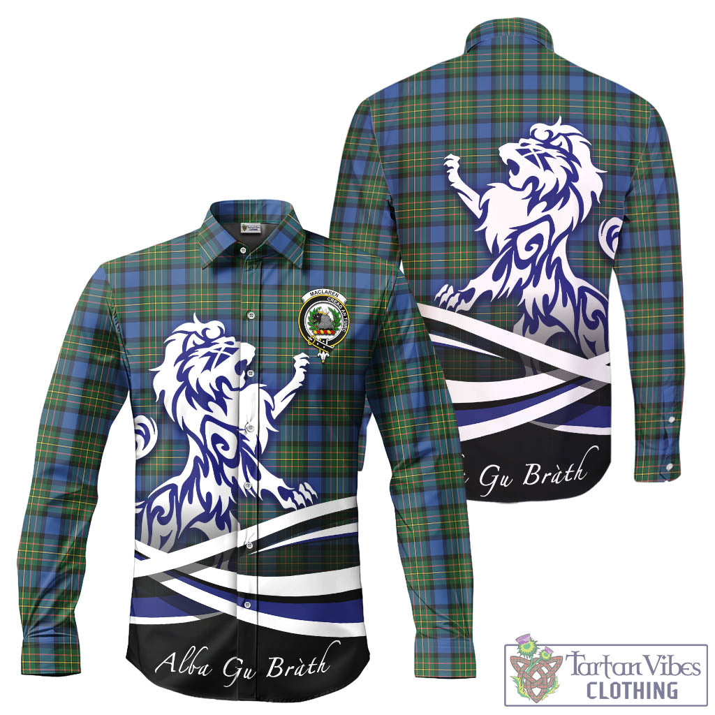 maclaren-ancient-tartan-long-sleeve-button-up-shirt-with-alba-gu-brath-regal-lion-emblem