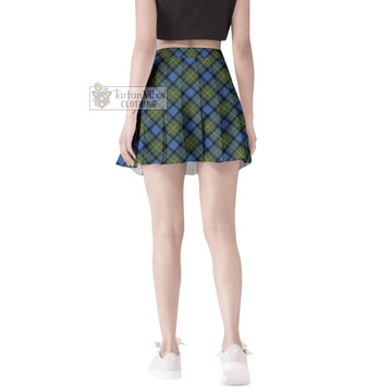 MacLaren Ancient Tartan Women's Plated Mini Skirt Cross Style