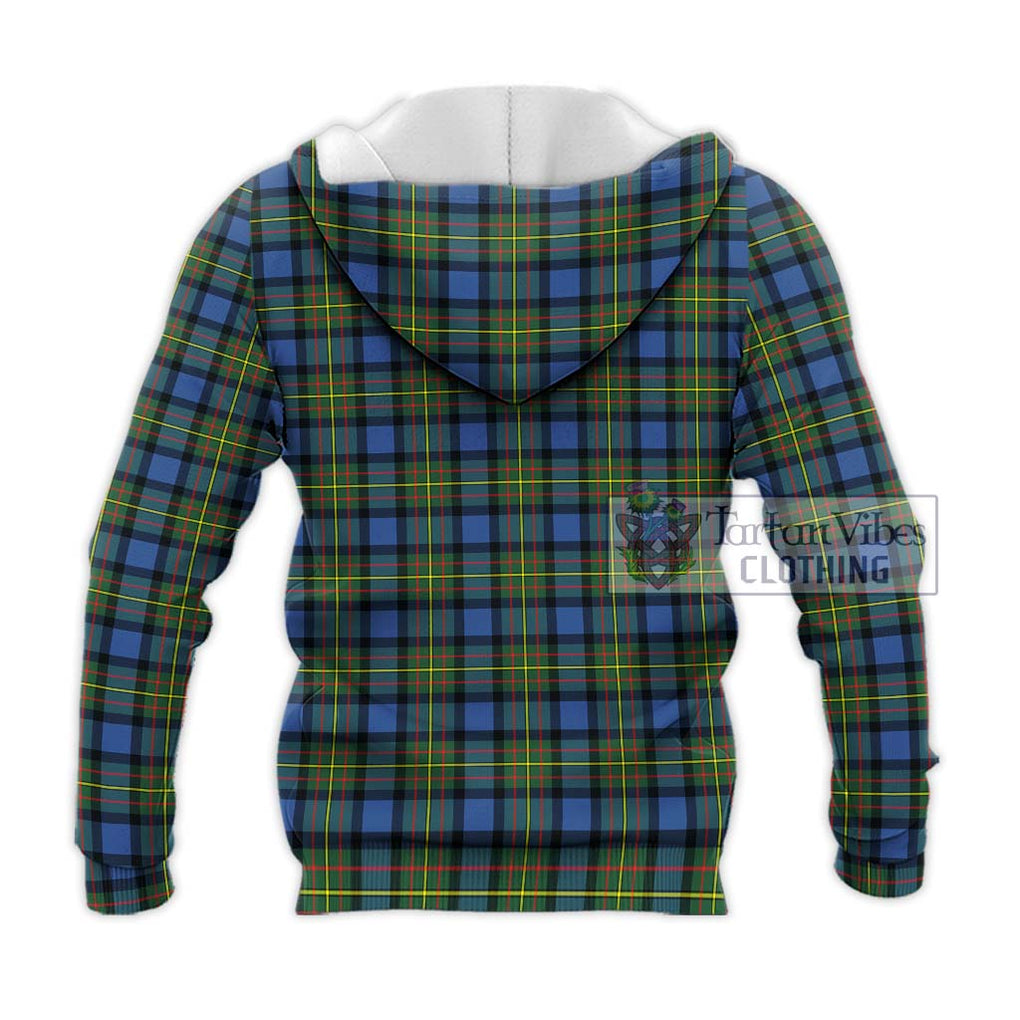 MacLaren Ancient Tartan Knitted Hoodie with Family Crest DNA In Me Style - Tartanvibesclothing Shop