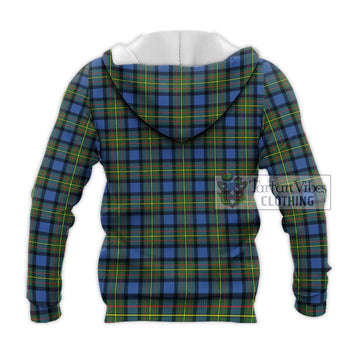 MacLaren Ancient Tartan Knitted Hoodie with Family Crest DNA In Me Style