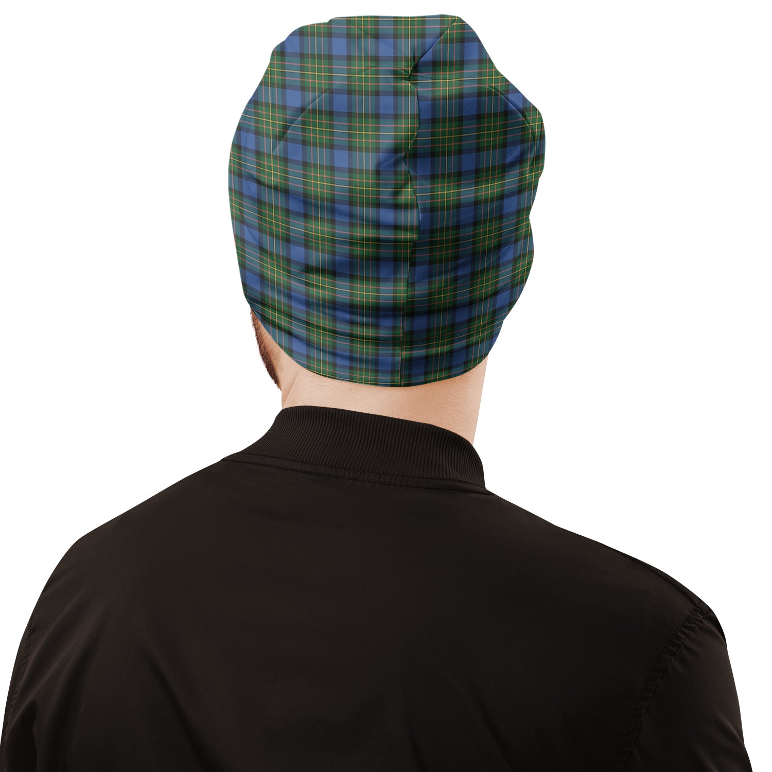 MacLaren Ancient Tartan Beanies Hat with Family Crest - Tartan Vibes Clothing