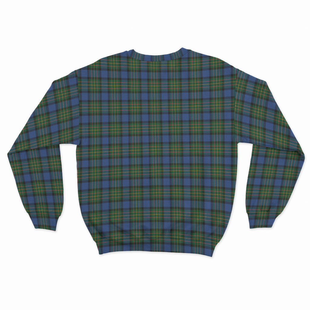 MacLaren Ancient Tartan Sweatshirt with Family Crest - Tartan Vibes Clothing