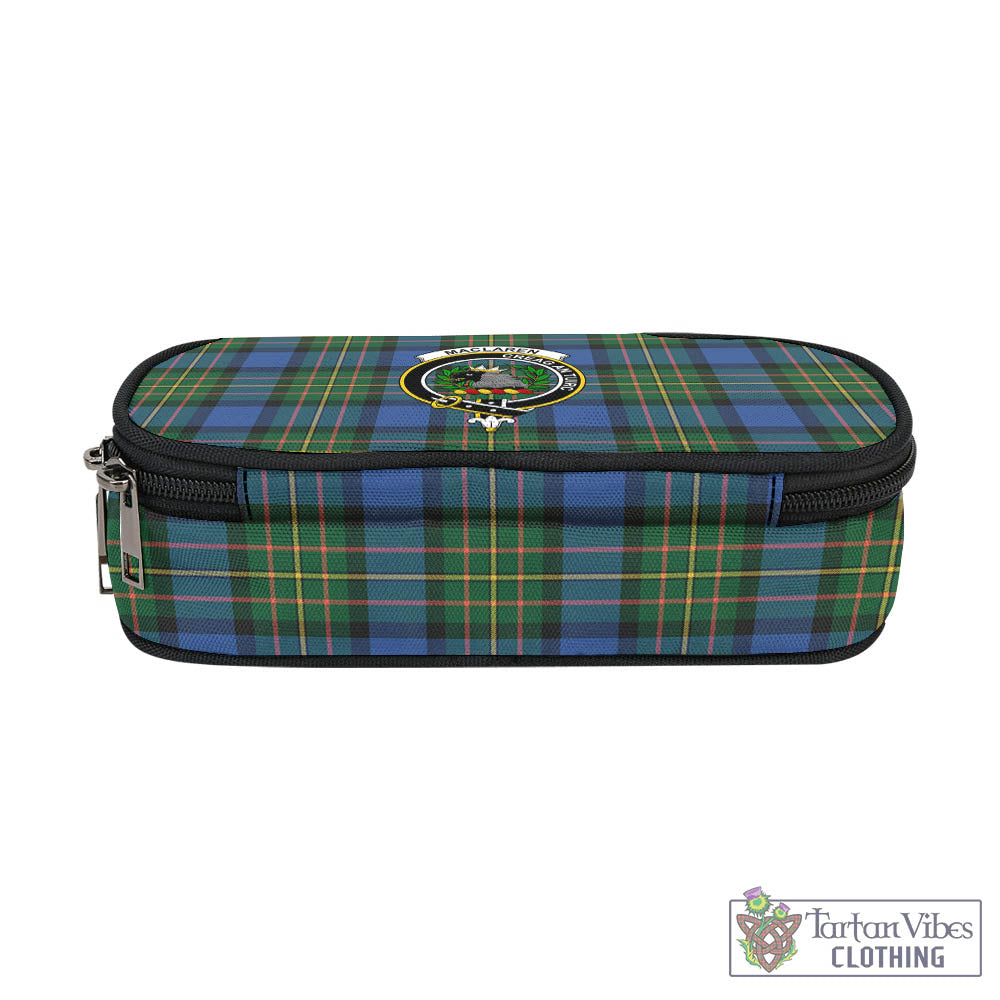 Tartan Vibes Clothing MacLaren Ancient Tartan Pen and Pencil Case with Family Crest