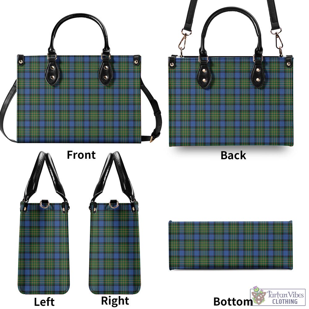 Tartan Vibes Clothing MacLaren Ancient Tartan Luxury Leather Handbags