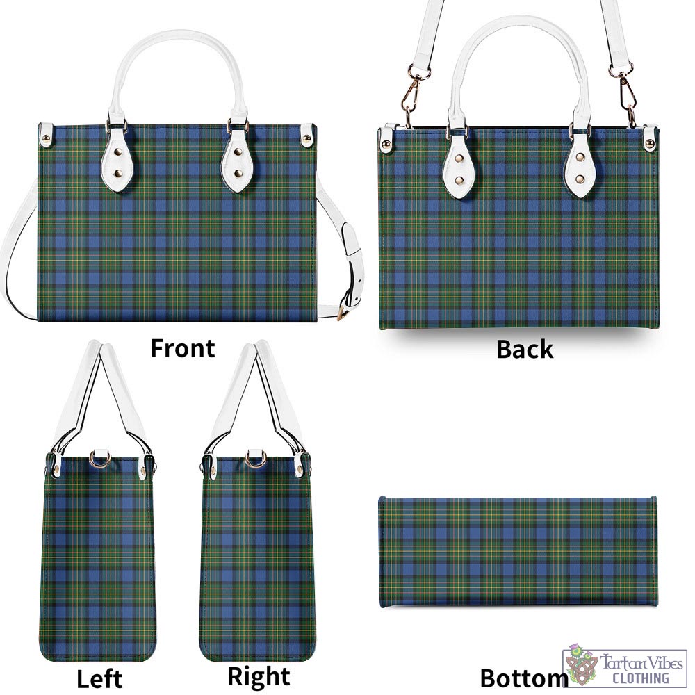 Tartan Vibes Clothing MacLaren Ancient Tartan Luxury Leather Handbags