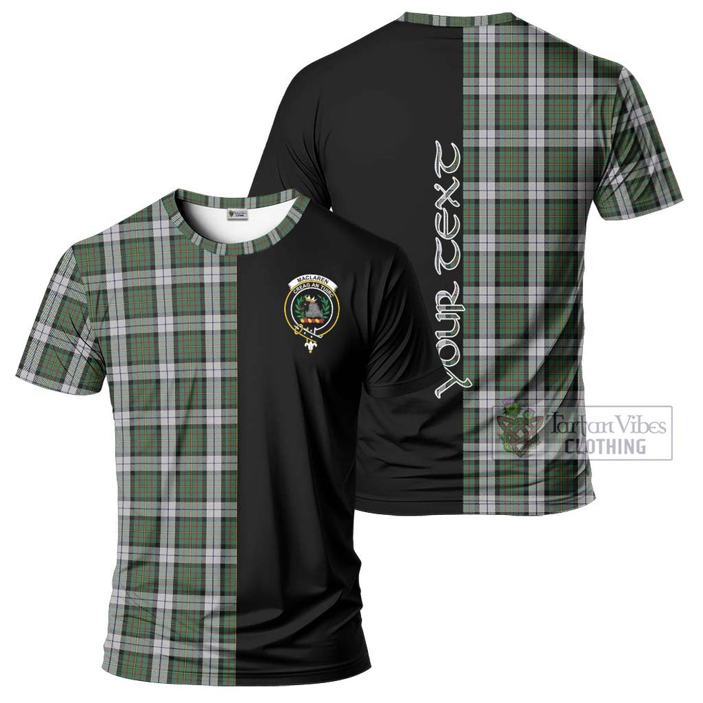 MacLaren Dress Tartan T-Shirt with Family Crest and Half Of Me Style Kid's Shirt - Tartanvibesclothing Shop