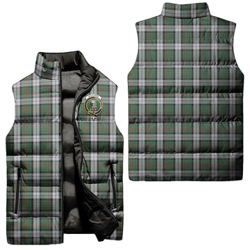 MacLaren Dress Tartan Sleeveless Puffer Jacket with Family Crest