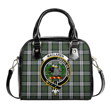 MacLaren Dress Tartan Shoulder Handbags with Family Crest