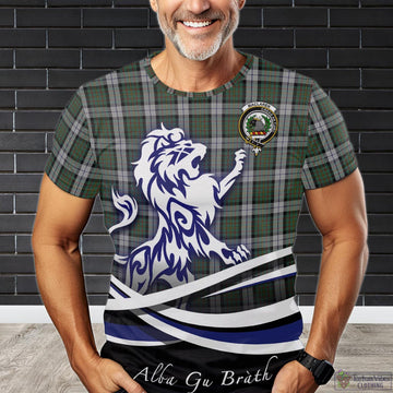 MacLaren Dress Tartan T-Shirt with Alba Gu Brath Regal Lion Emblem