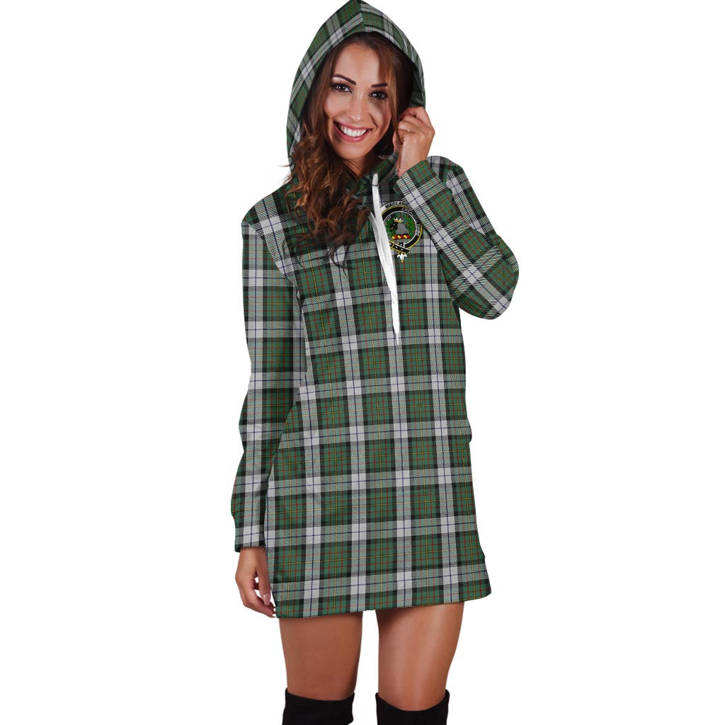 MacLaren Dress Tartan Hoodie Dress with Family Crest - Tartan Vibes Clothing